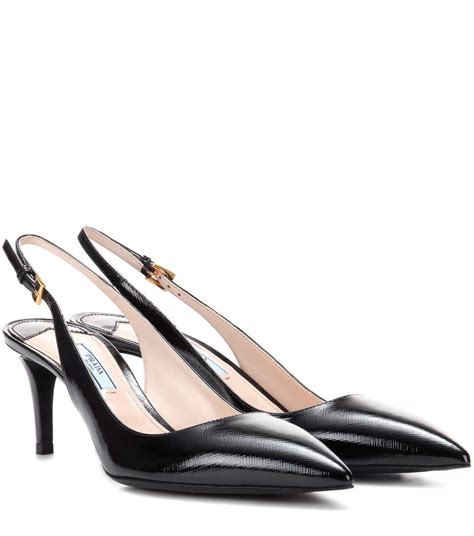 prada slingback kitten heel pumps.